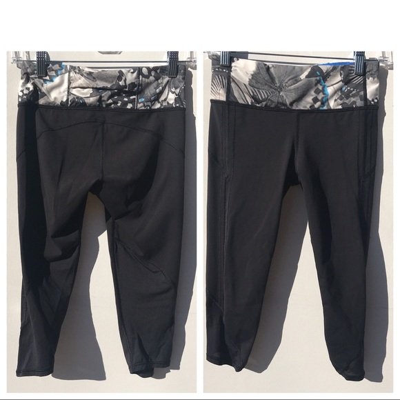 lululemon athletica Pants - LULULEMON crop speed leggings 4 euc like new